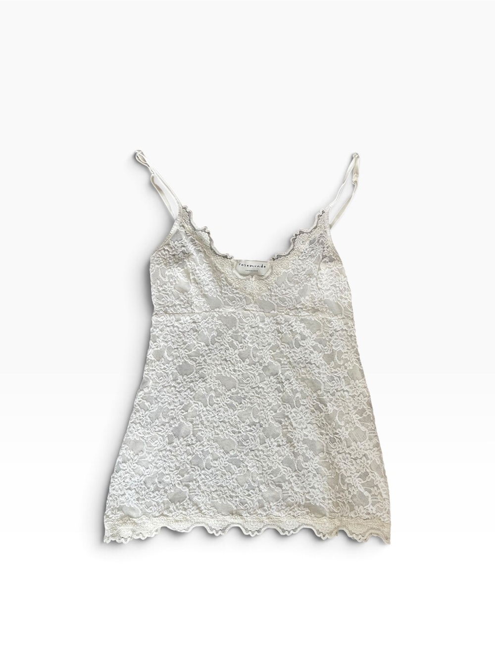 Rosemunde Copenhagen lace tank